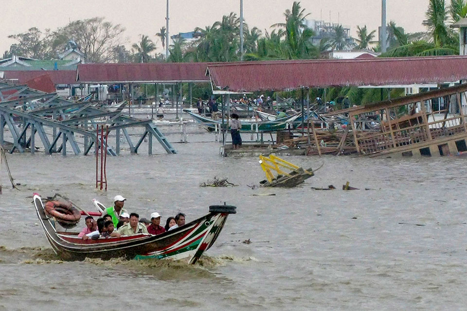 A campaign was launched by the Humantarian Coalition after Cyclone Nargis in 2008