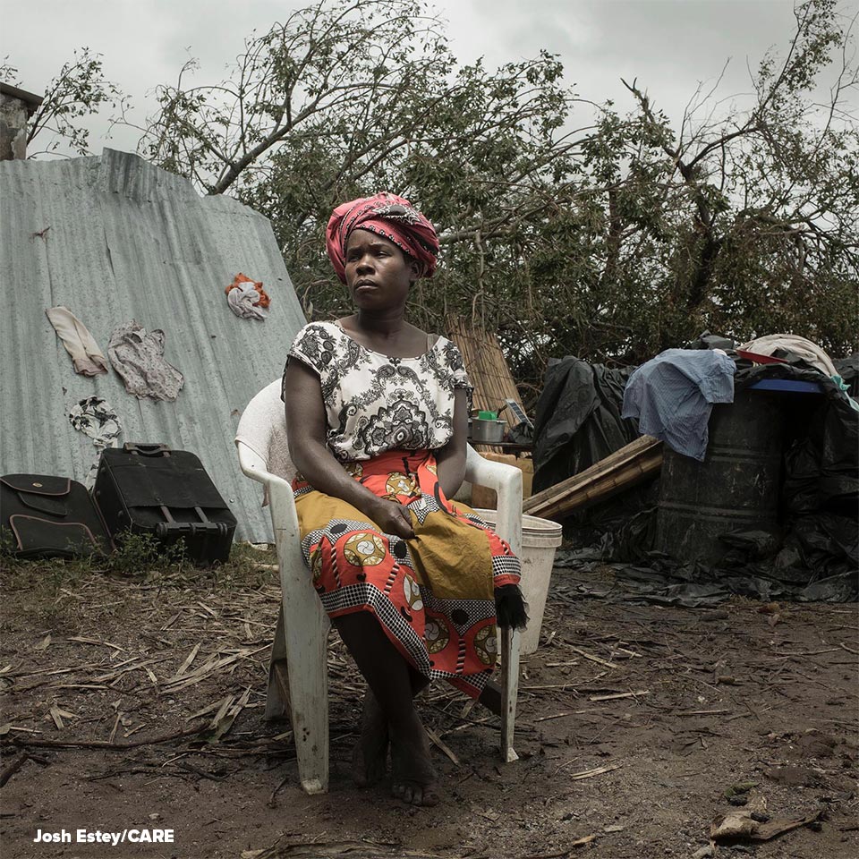 Morganda Albino from Mozambique, hit by Cyclone Idai