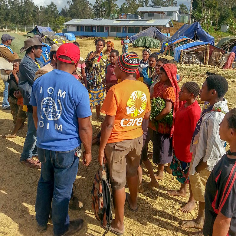 Humanitarian Coalition project after Papua New Guinea earthquake 2018