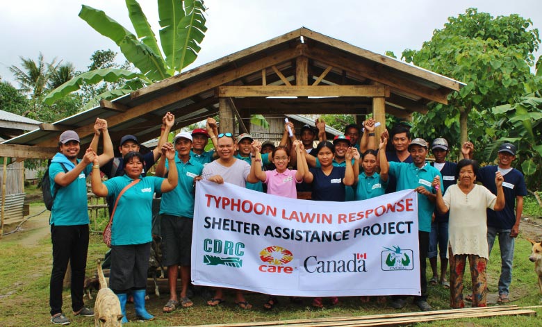 Humanitarian project to help people affected by Typhoon Haima