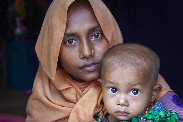Majuma, a Rohingya mother