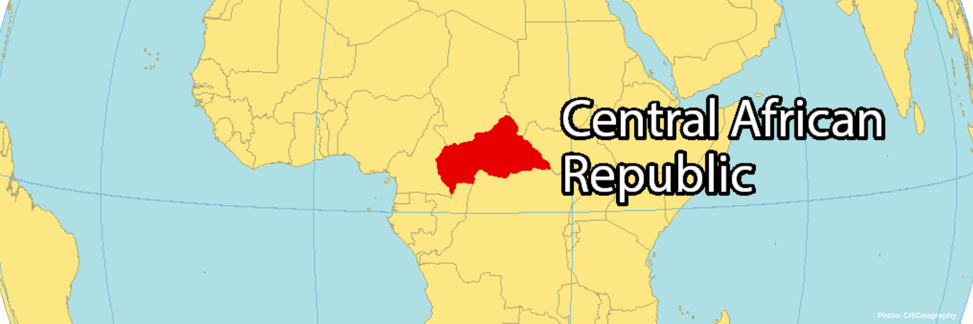 Map of Central African Republic