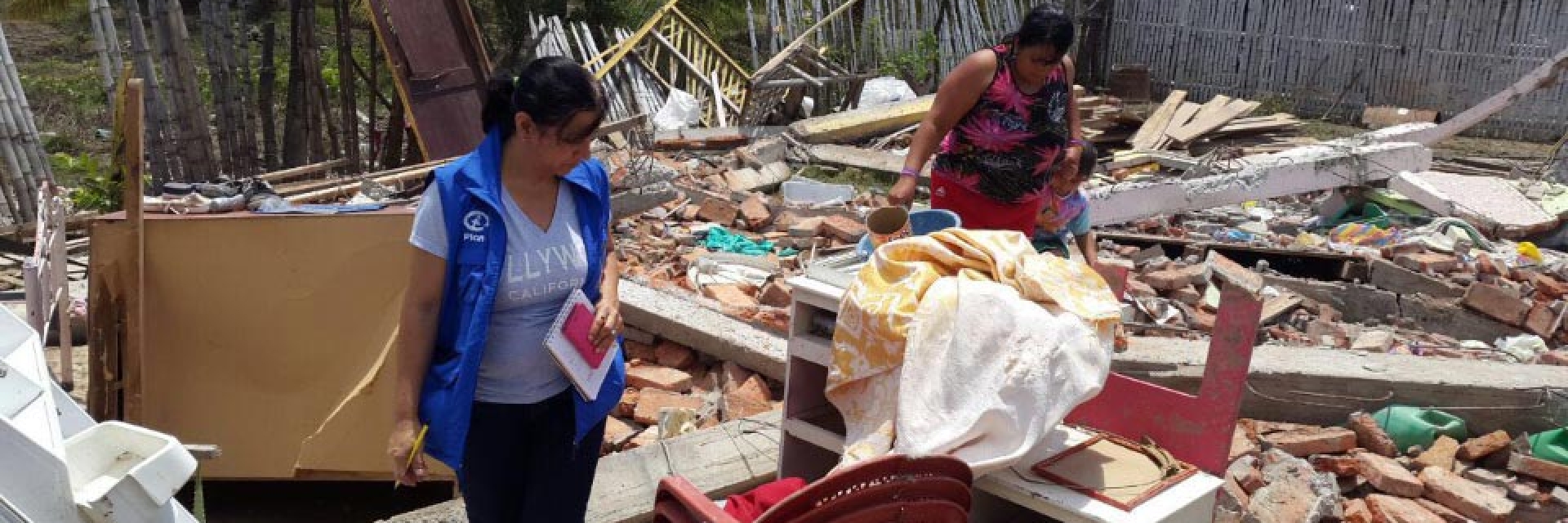 Support for people affected by earthquake in Ecuador