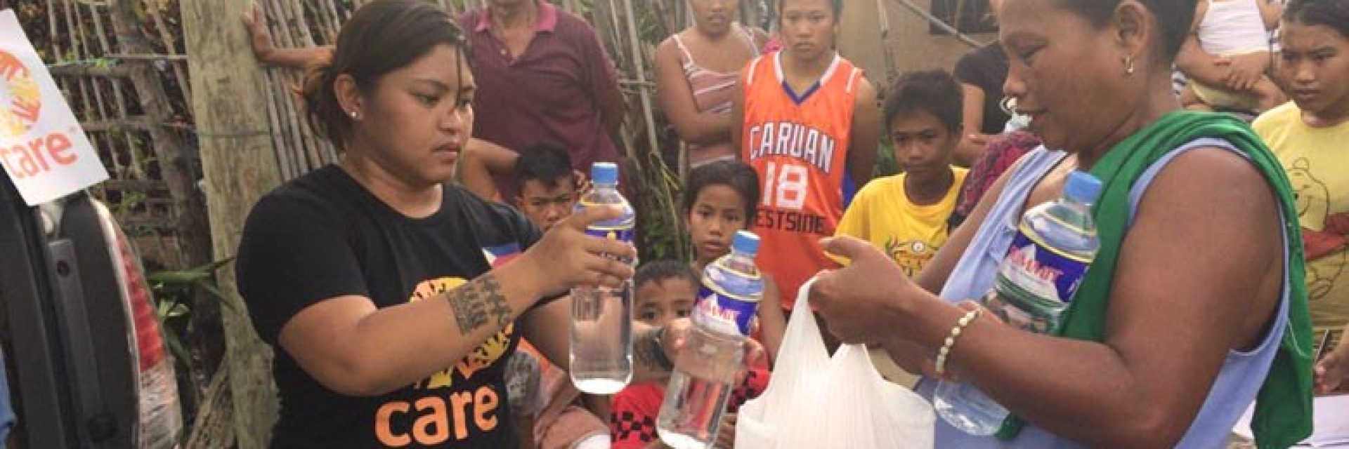 Humanitarian aid for typhoon-affected areas in Philippines