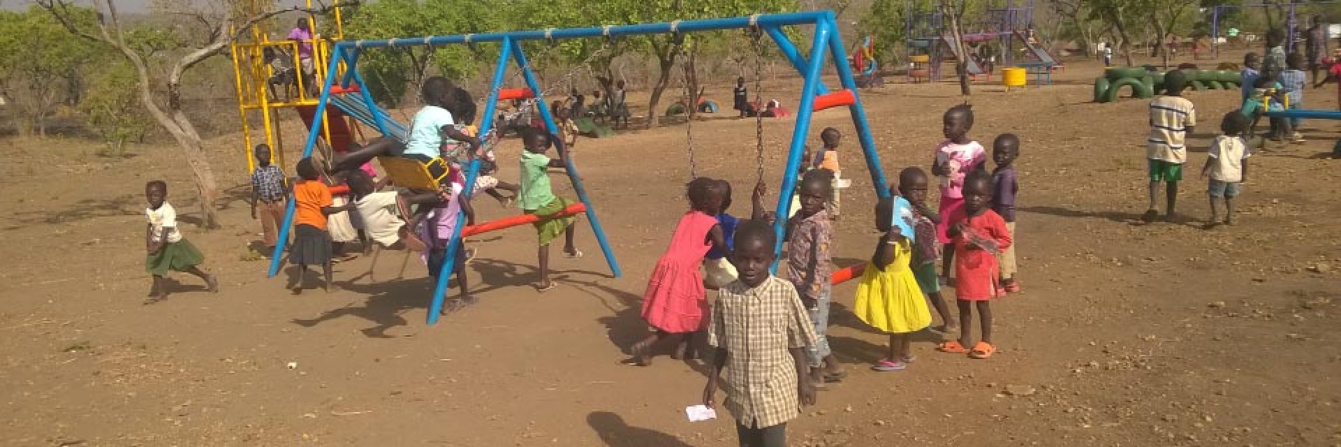 Spaces for children to play in the aftermath of the South Sudan refugee crisis