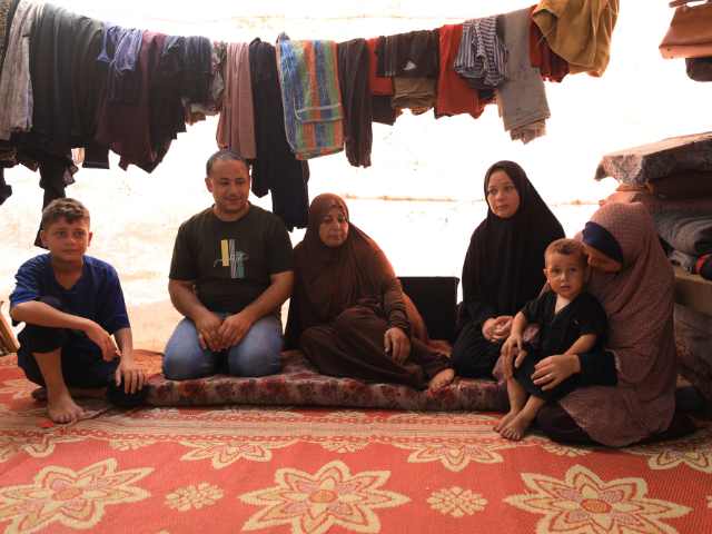 Ali and his family in Gaza