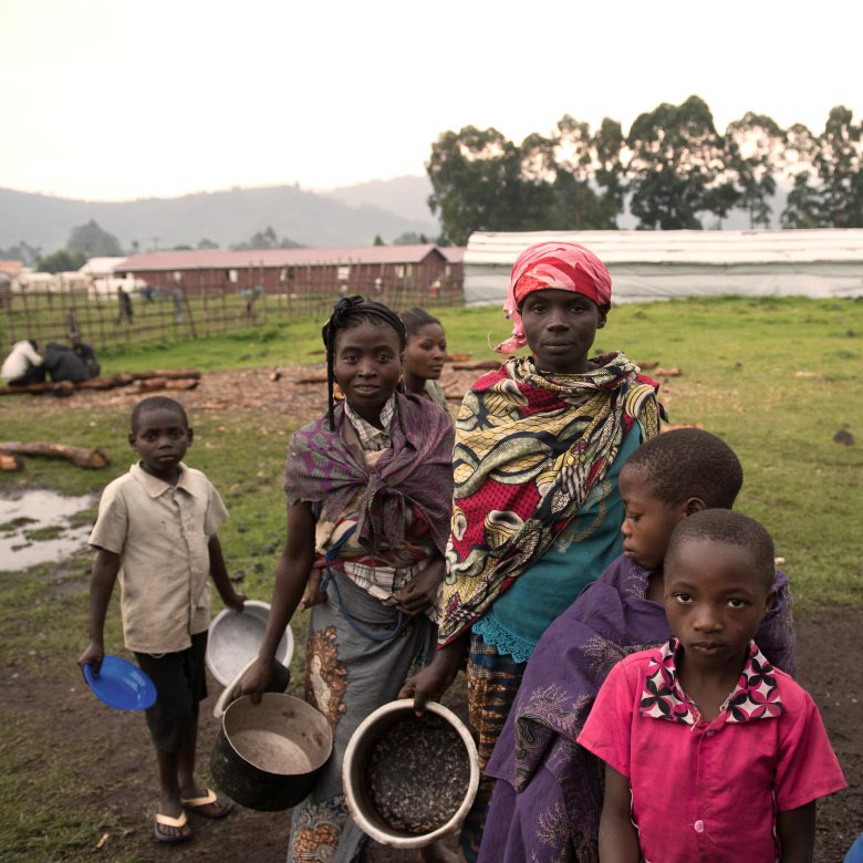 Congolese refugees in Uganda in 2018